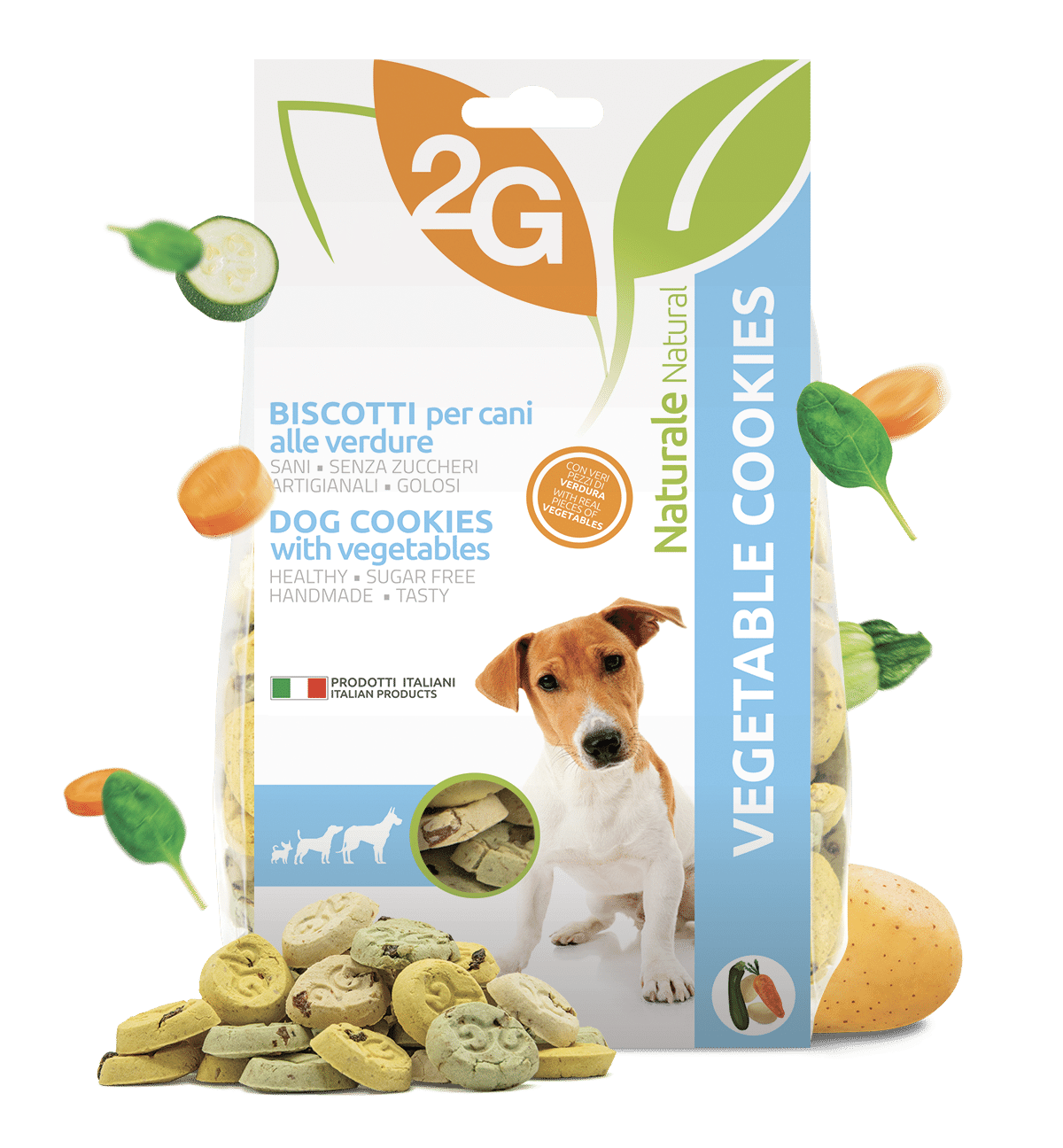 2G Pet Food, Equisnack, Equibar, Guidolin Gianni - Wholesale Pet Biscuit - Dog - Vegetable Dog Cookies | Vegetarian Cookies 3 Vegetable Flavors3