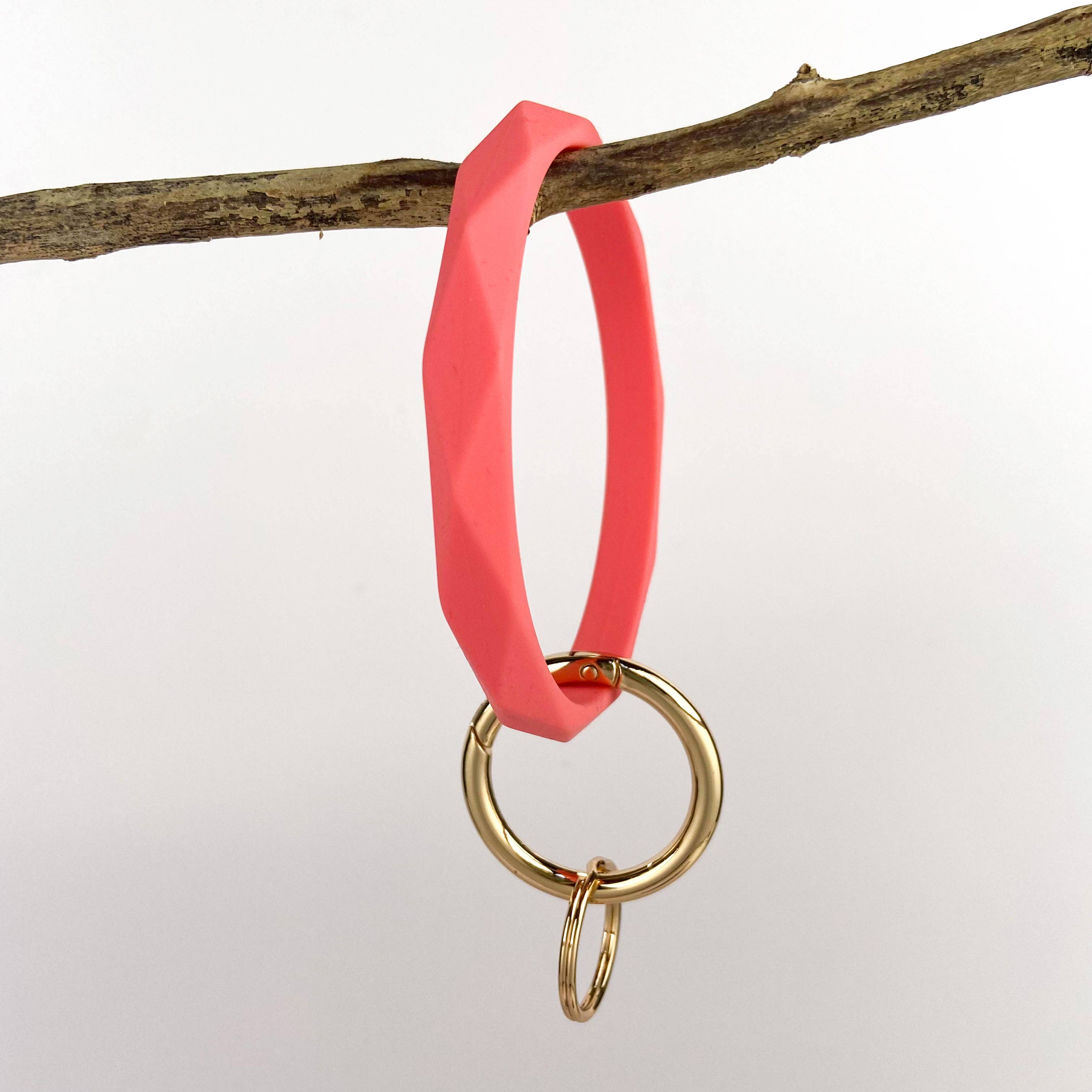 SoapElenGlen - Vente Bracelets porte-clés - Porte-clés en forme de diamant en silicone6