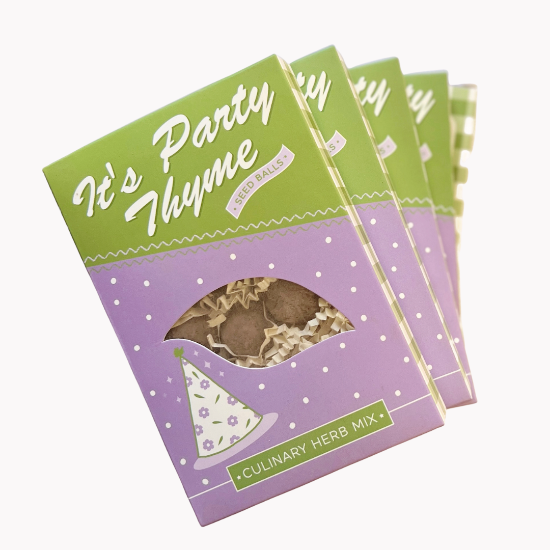 Sow the Magic - Wholesale Plant Seeds - It's Party Thyme Seed Ball Gift Box1
