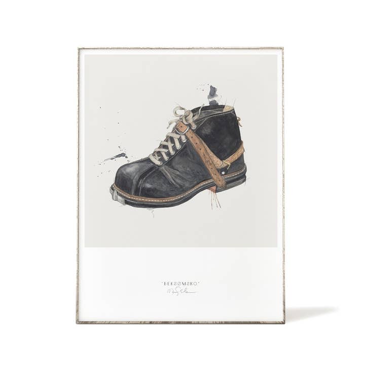 Art Prints 30 x 40 - Vintage Ski Boot for wholesale by Emmeselle