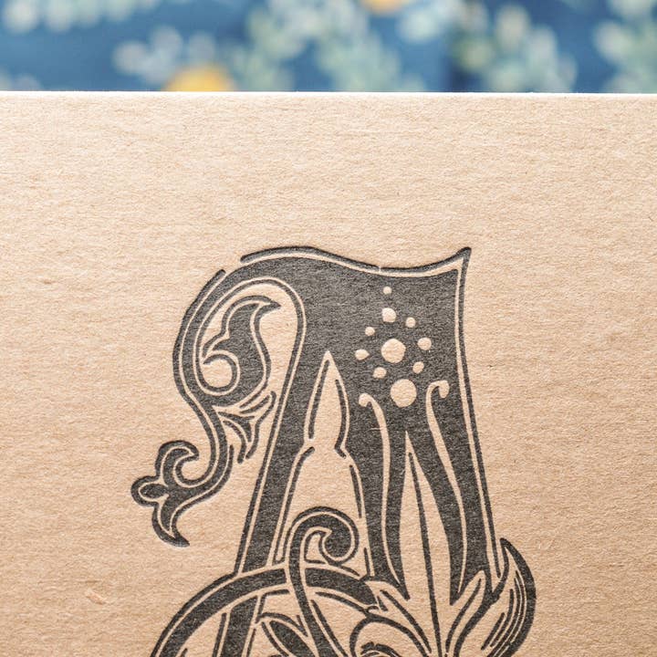 L'Atelier Letterpress - Wholesale Stationery/Notecard Set - Typography collection (32 Letterpress cards)4