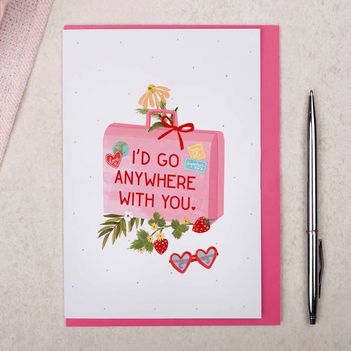 Making Meadows Ltd - Wholesale Valentine's Day card - Love Valentine Card | Cute Anniversary | Travel Anywhere