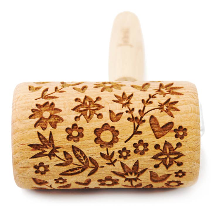 Flower Power Mini Rolling Pin for wholesale by Folkroll