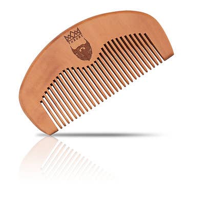 THRONE – wholesale Skäggborste/kam – Premium skäggkam i persikoträd7