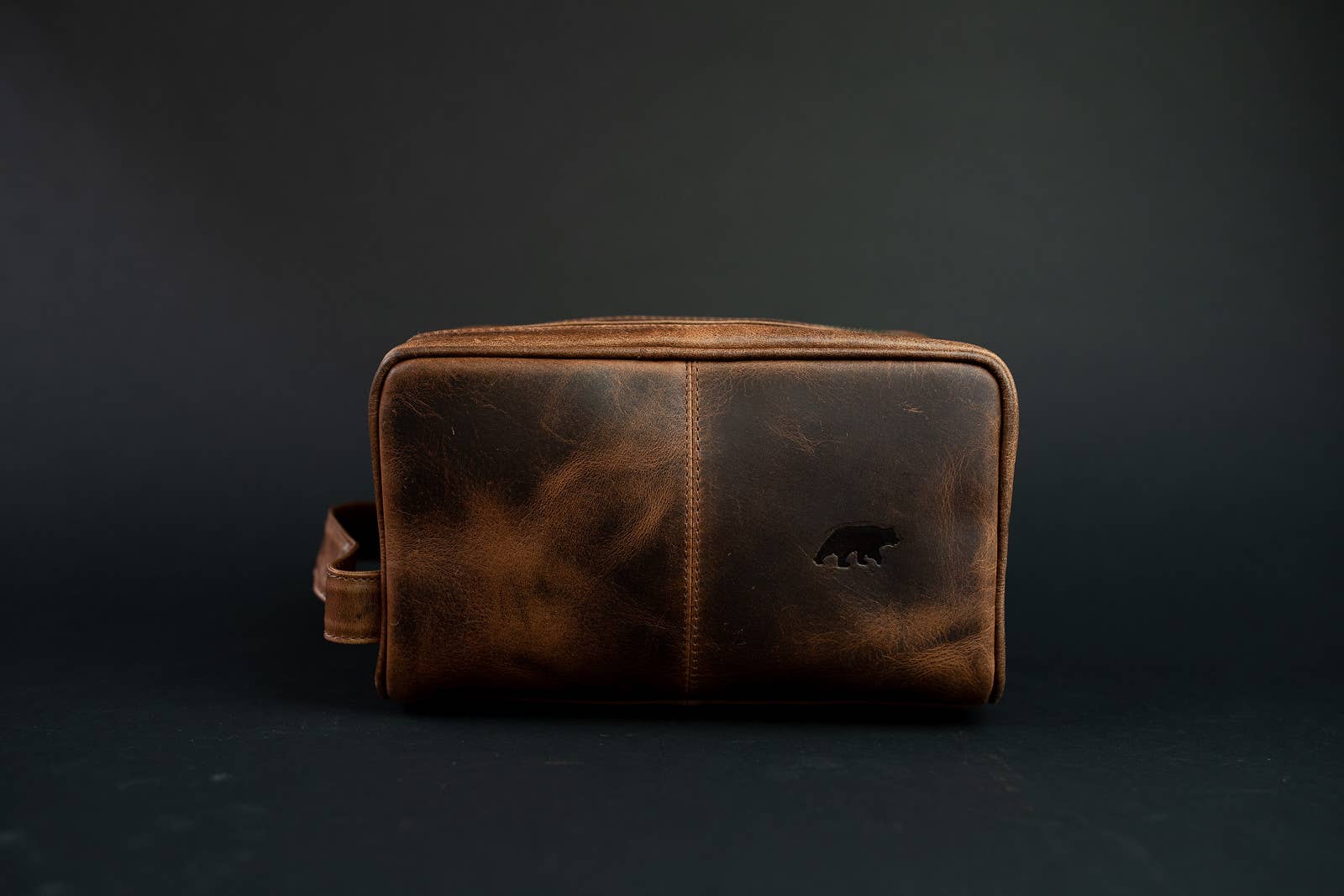 Kodiak Leather - Wholesale Toiletry Bag - Men's - Buffalo Leather Dopp0