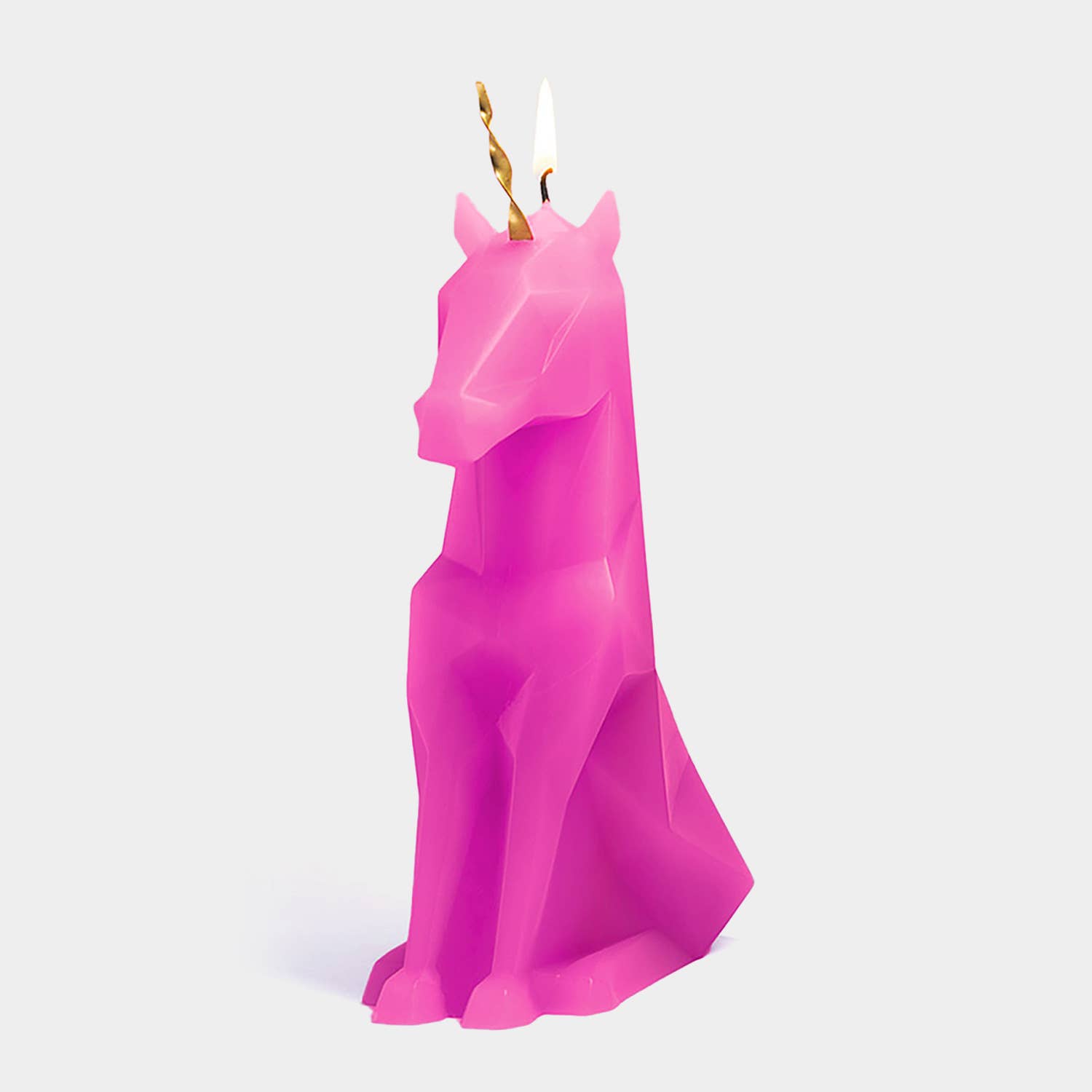 54 Celsius - Wholesale Novelty Candle - Pyropet Unicorn Candle with skeleton - Pink. Mythical gift1