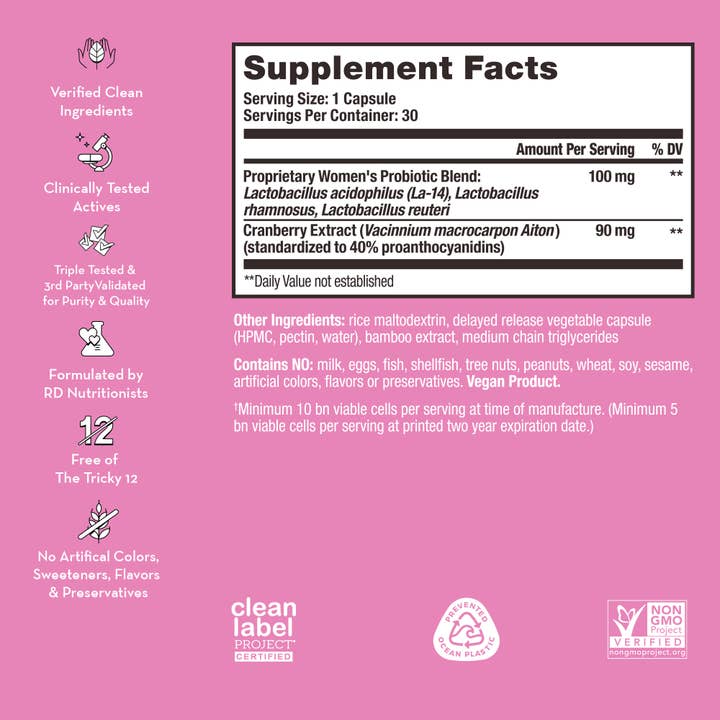 Hum Nutrition - Wholesale Oral Supplement/Vitamin - PRIVATE PARTY VAGINAL PROBIOTIC CAPSULES FOR PH BALANCE3