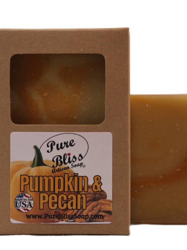 Toasted Pumpkin Bar Soap for wholesale by Pure Bliss