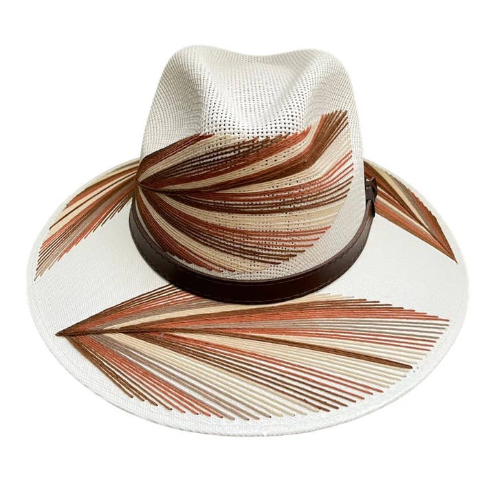 Chisme Lifestyle / Origenes - Wholesale Straw Hat - Women's - Pluma Embroidered Hats