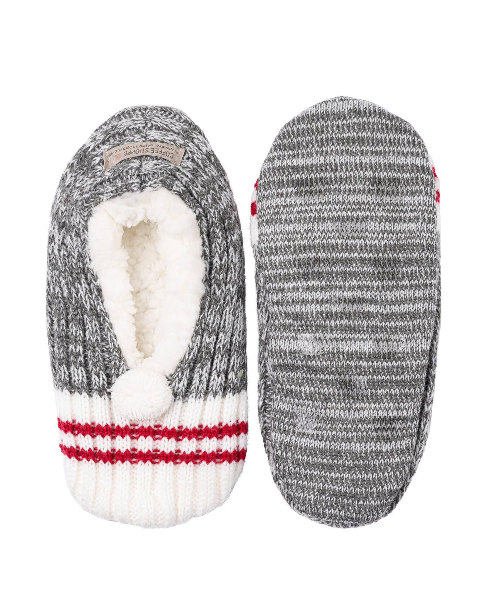 LATTELOVE - Wholesale Slippers - Women's - Canadiana Plush Pom-Pom Slippers3