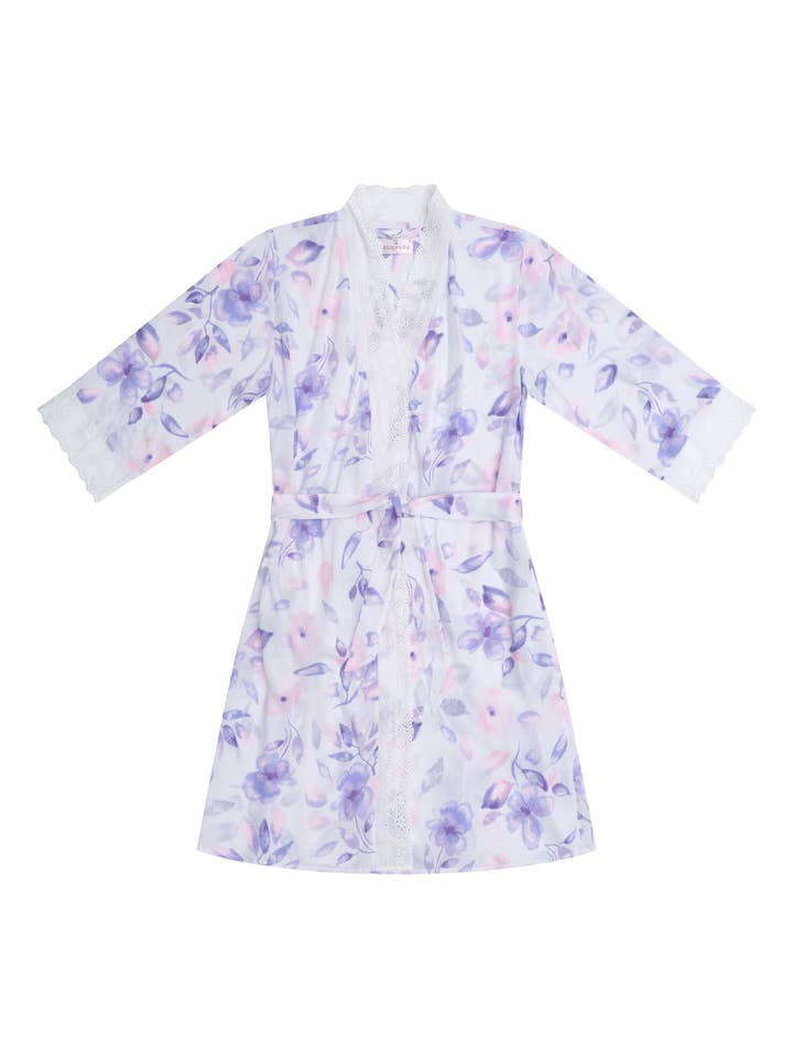 Magnolia Lounge - Wholesale Robe – Women's - Floral Rain Dressing Gown4