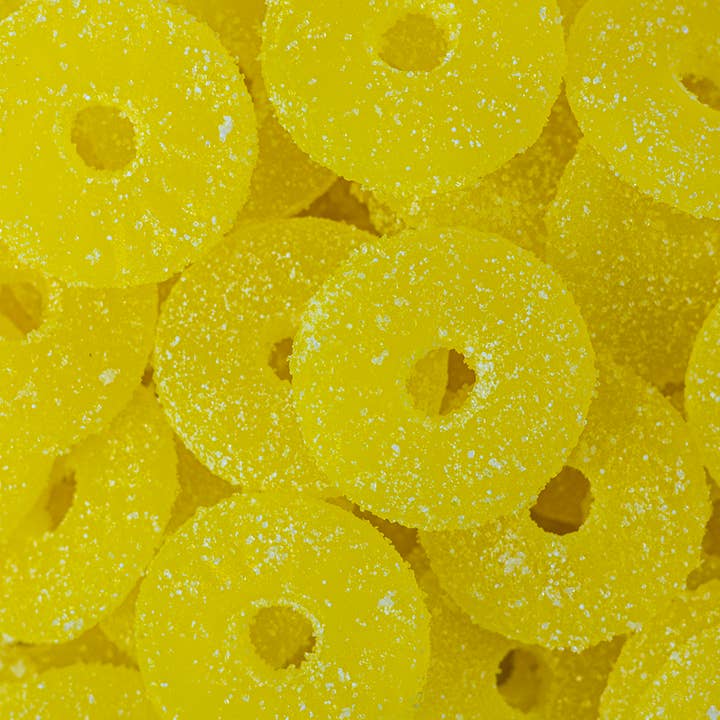 Sour Pineapple Rings 4.4lbs for wholesale by Sweetish- Swedish Candy Wholesale