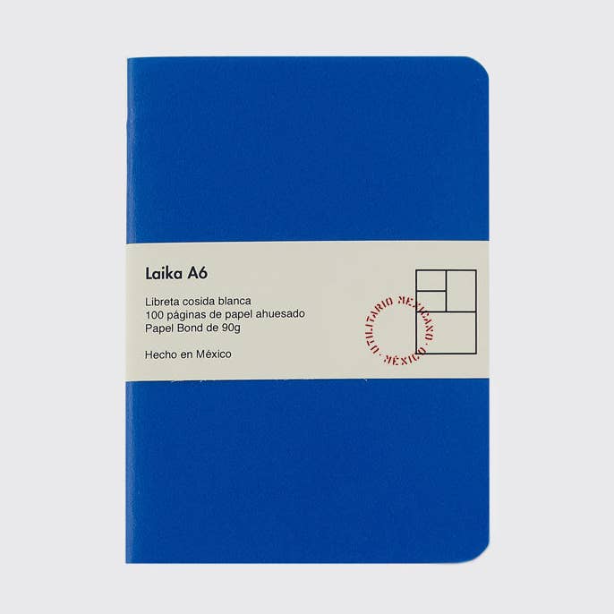 CUADERNO A6/AZUL BARRAGÁN para venta al por mayor de Utilitario Mexicano