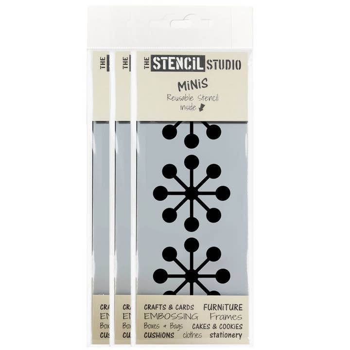 Schablonen MiniS - Buddy Border Stencil för wholesale av The Stencil Studio