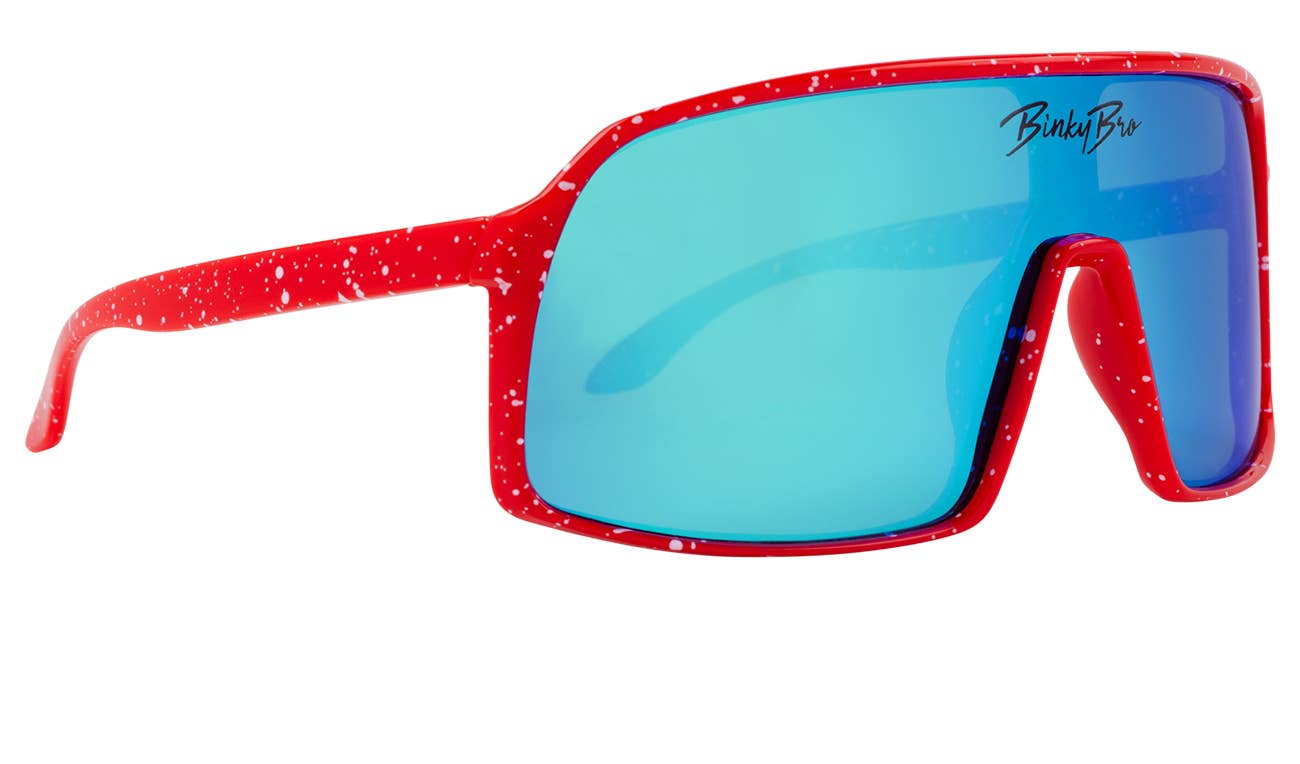 BinkyBro – Engroshandel Solbriller- Børn - Børn – Børnesolbriller Monteverde (Vild Rød)