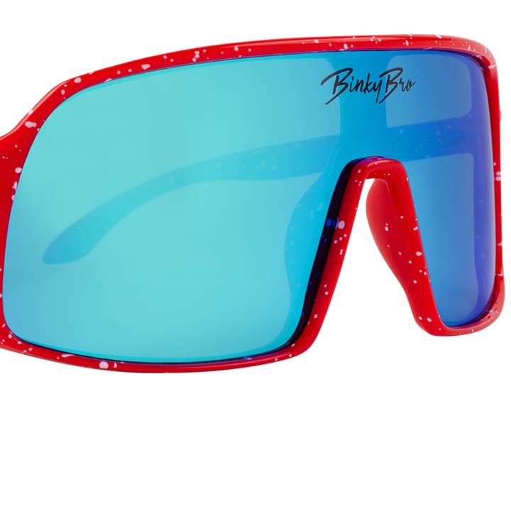 BinkyBro – Engroshandel Solbriller- Børn - Børn – Børnesolbriller Monteverde (Vild Rød)0