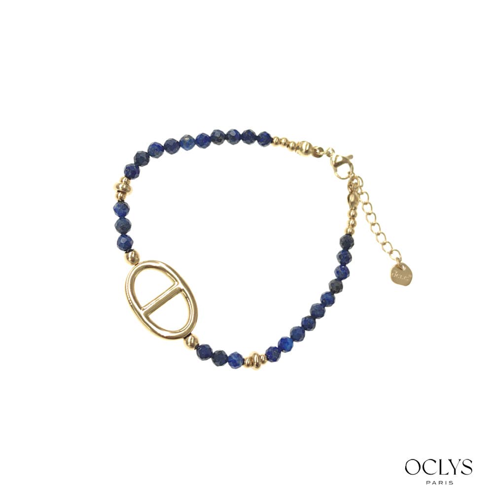 Oclys – wholesale Beaded bracelet – Natural stone bracelet with gold stainless steel Lili5