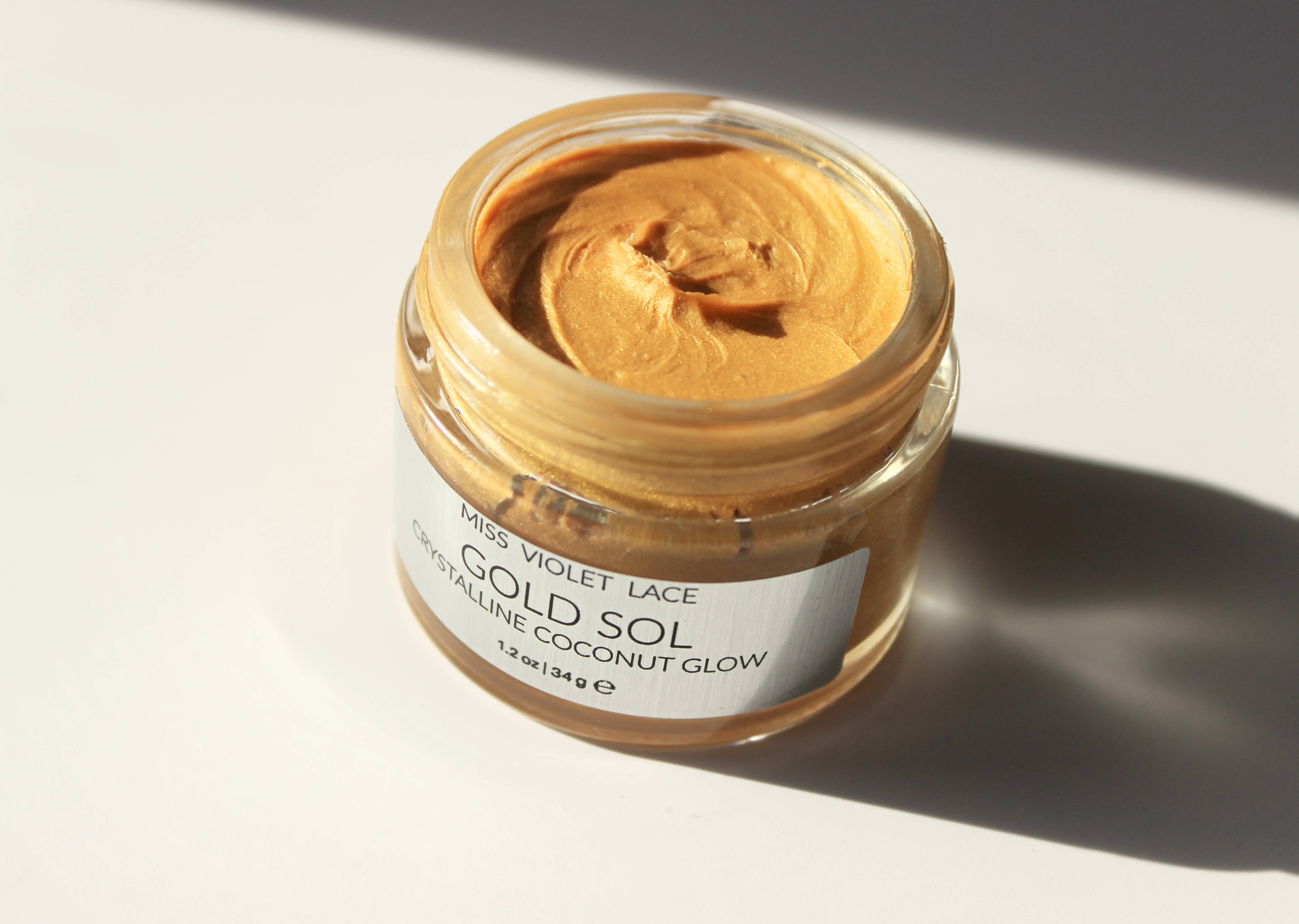 Miss Violet Lace LLC - Wholesale Body Cream/Lotion - Gold Shimmer Cream · Coconut Body Lotion // Gold Sol