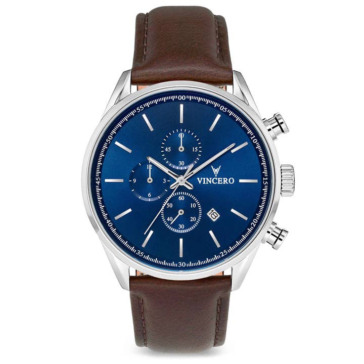 The Chrono S2 - Azul/Marrón para venta al por mayor de Vincero