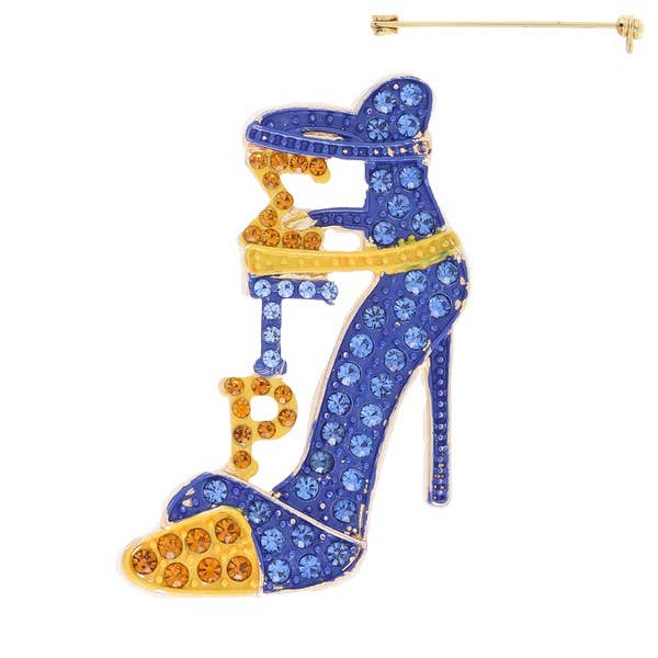 anbfashion – wholesale Brosch – AFROCENTRISK SORORITY KRISTALL STILETT BROSCHSTIFT P130183