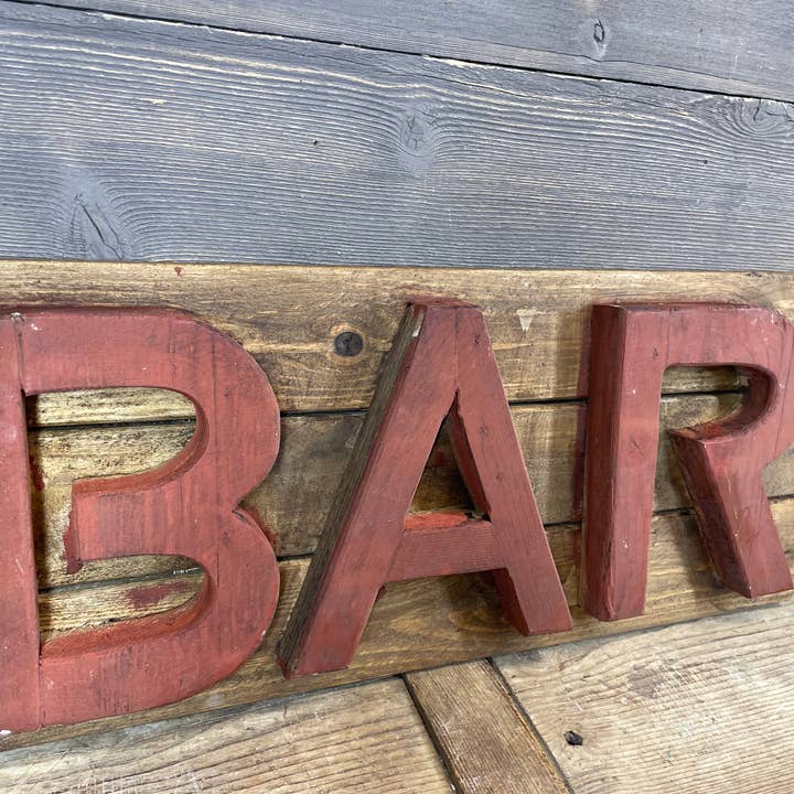 My Amigos Imports – Engroshandel Skilt – UDSALG-Træskilt-30x10H-Håndlavet-SR-Vægdekoration-kr. 242