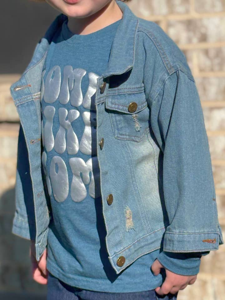 Page and Riggs Designs, LLC - Wholesale Denim Jacket - Kids - Toddler & Infant Denim Jacket with Bow Detail6