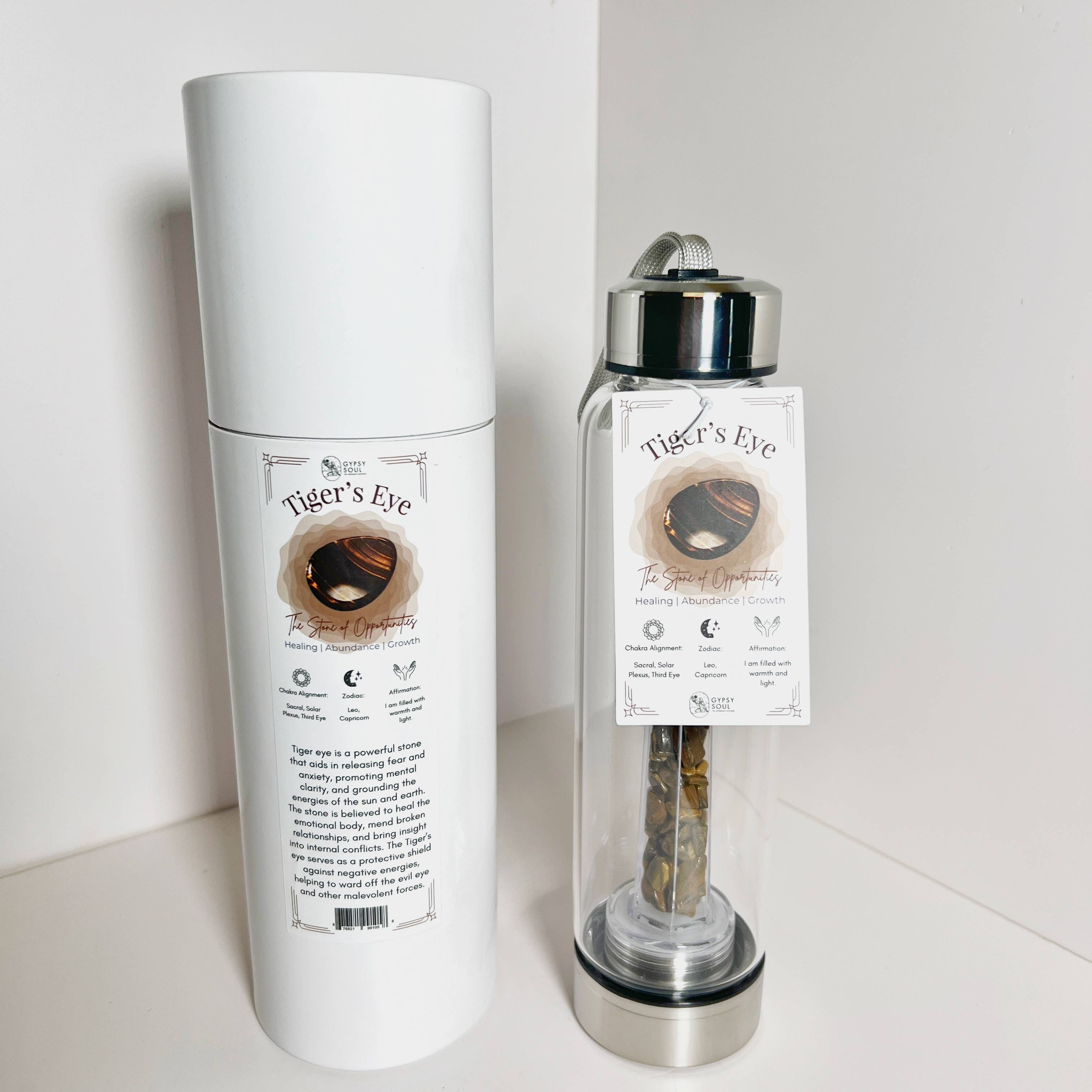 Gypsy Soul – wholesale Vattenflaska – Vattenflaska med kristallinfusion - 9 delar9