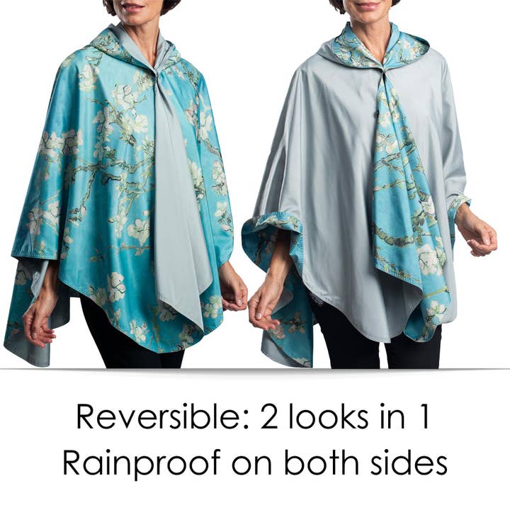 RainCaper - Wholesale Raincoat - Women's - Fine Art RainCaper - van Gogh "Almond Blossom"