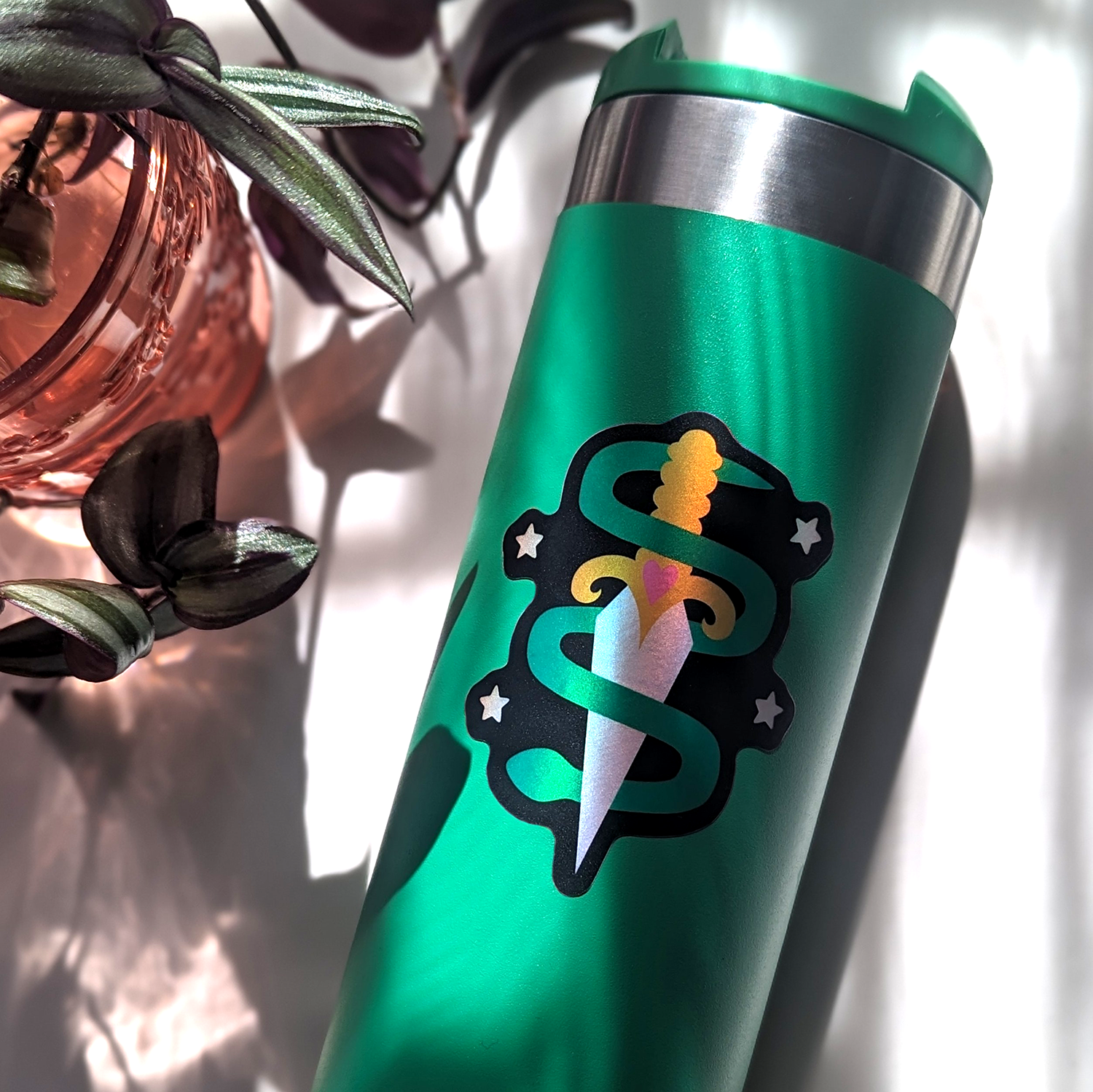 Wildkat Studio - Wholesale Sticker - Snake & Dagger Sticker1