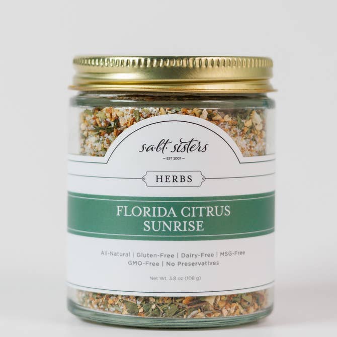 Herb, Spice & Salt Blend - Florida Citrus Sunrise -Split Cas for wholesale by Salt Sisters