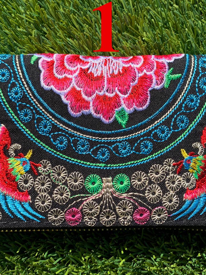 Floral Embroidered Artisanal Mexican Clutch and other Purchase Wholesale made in india. Free Returns & Net 60 Terms on Faire trending on Faire.