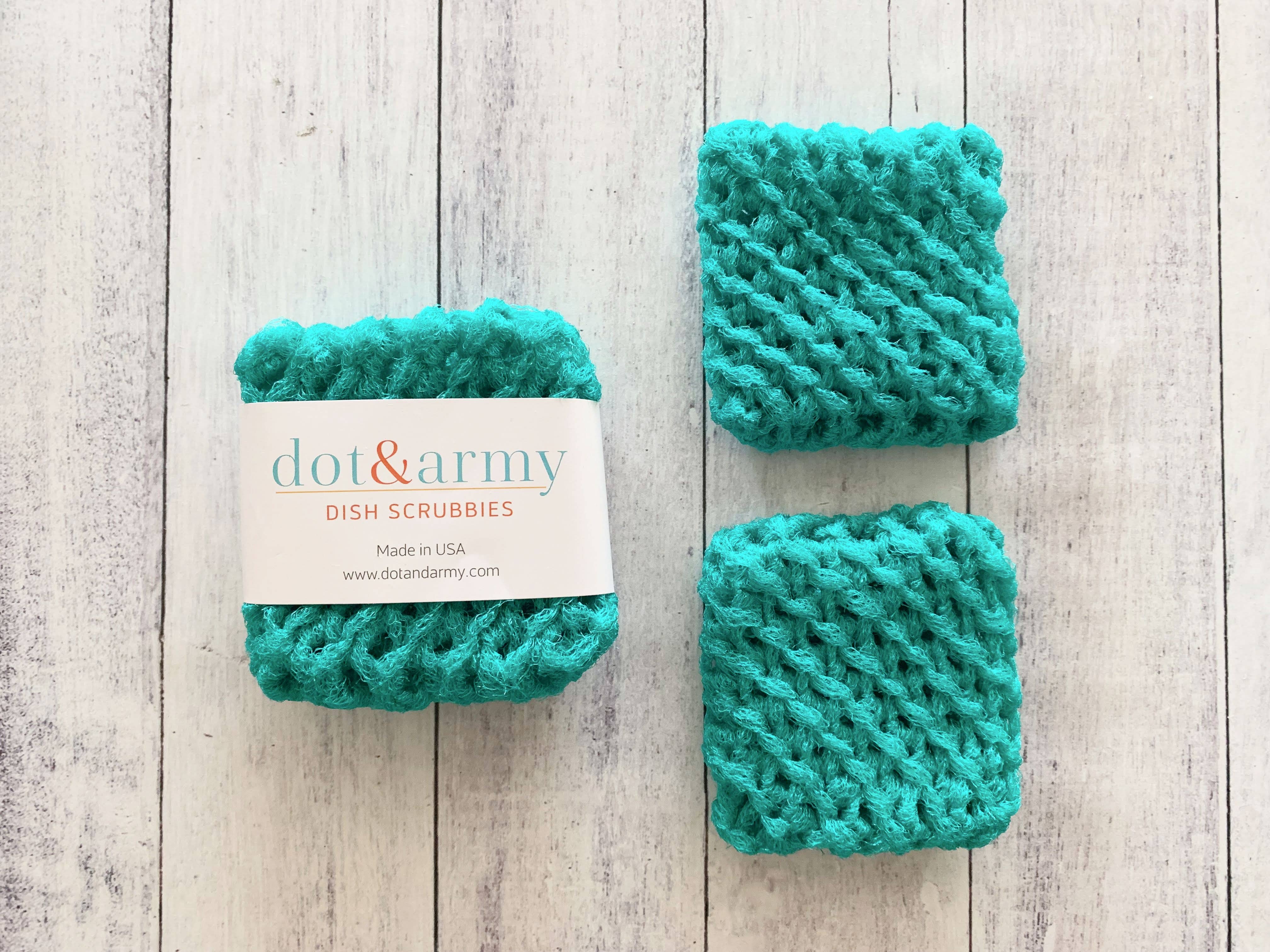 Dot and Army - Wholesale Dishcloth - Dish Scrubbies, set of two5