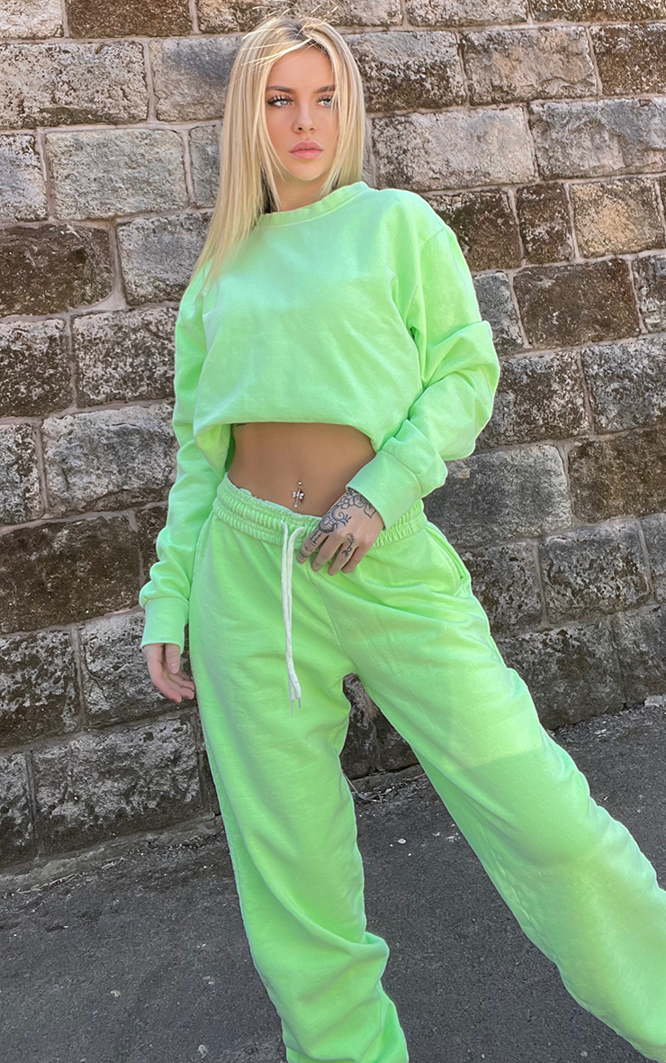 Splashy - Wholesale Tracksuit - Women's - Neon Co-Ord Tracksuit Festival Sweatshirt/Joggers Set0