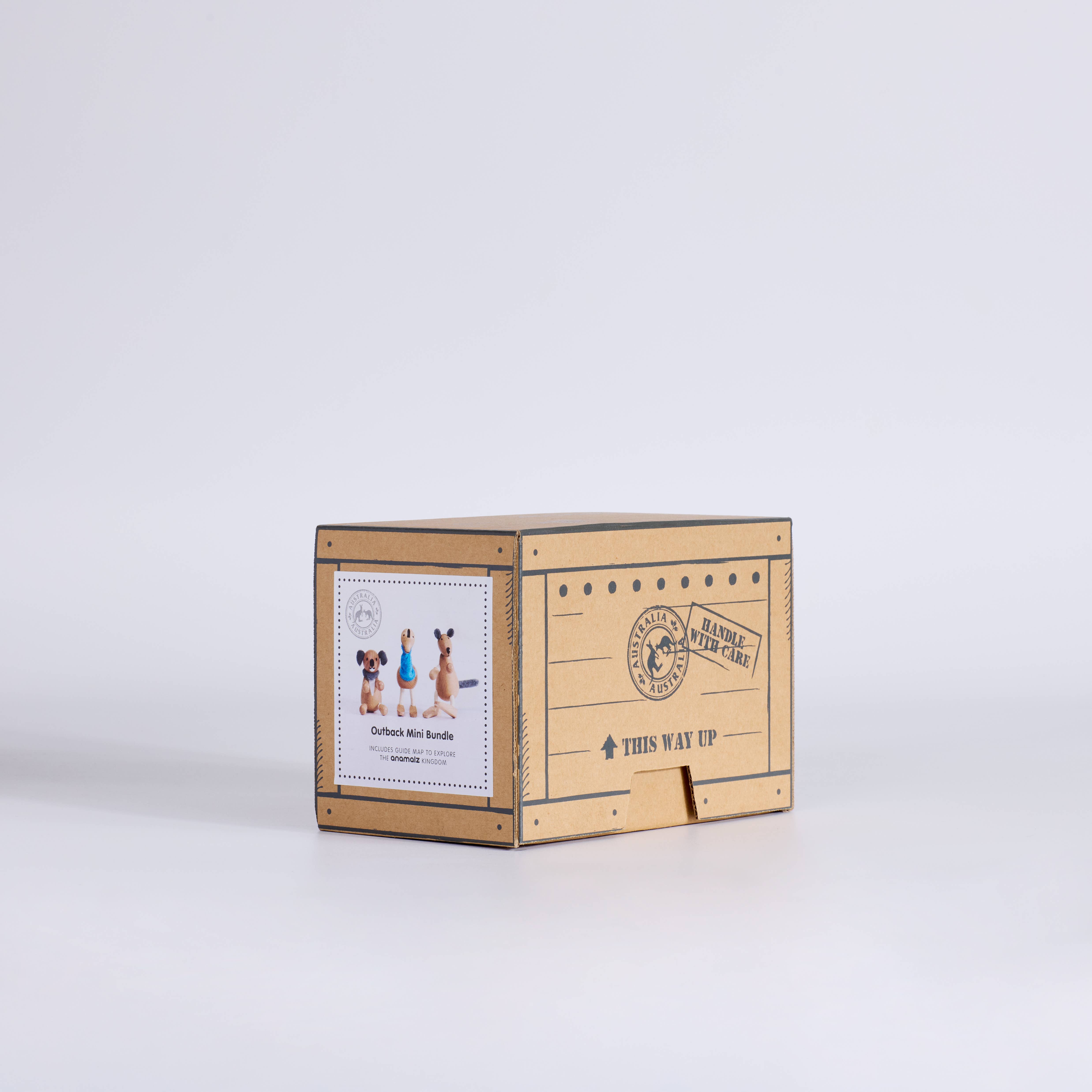 anamalz - Wholesale Wood toy – Child - Outback Mini Bundle – 3 Australian Anamalz in Gift Crate2