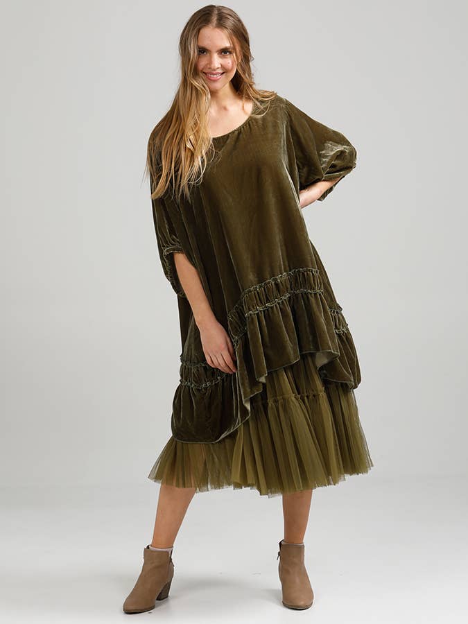 Miss Rose Sister Violet - Wholesale Tunic - Women's - WOMEN'S - Violette Luxury Velvet Top1