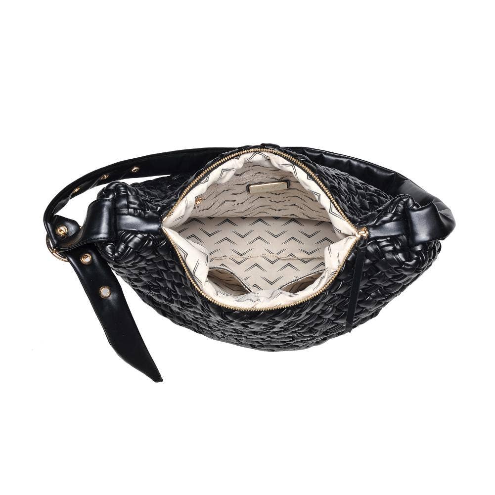 Moda Luxe – bolsa tiracolo - Mulher por atacado – Bolsa Transversal Clássica Trançada8