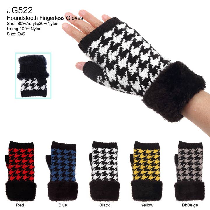 JG522 - One Dozijn handwarmerhandschoenen voor dames voor wholesale door Jasper Trading LLC