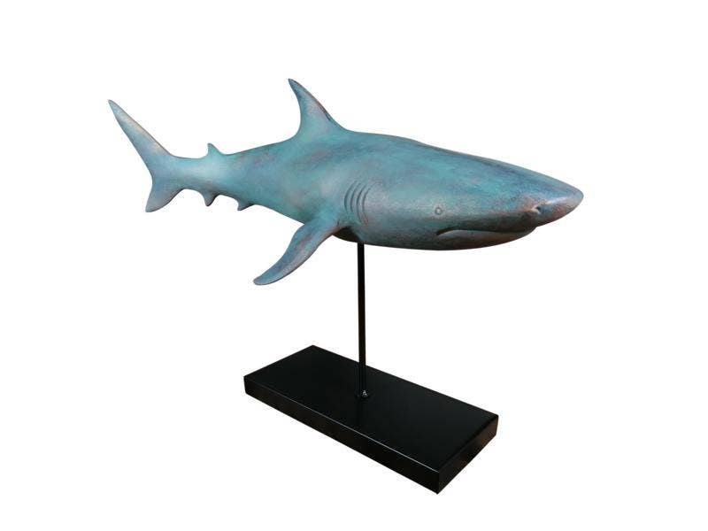 Michael & Philipp Noll e. K. - Wholesale Decorative Figurine - Shark Figure Statue XXL 59x24x38.5 cm2