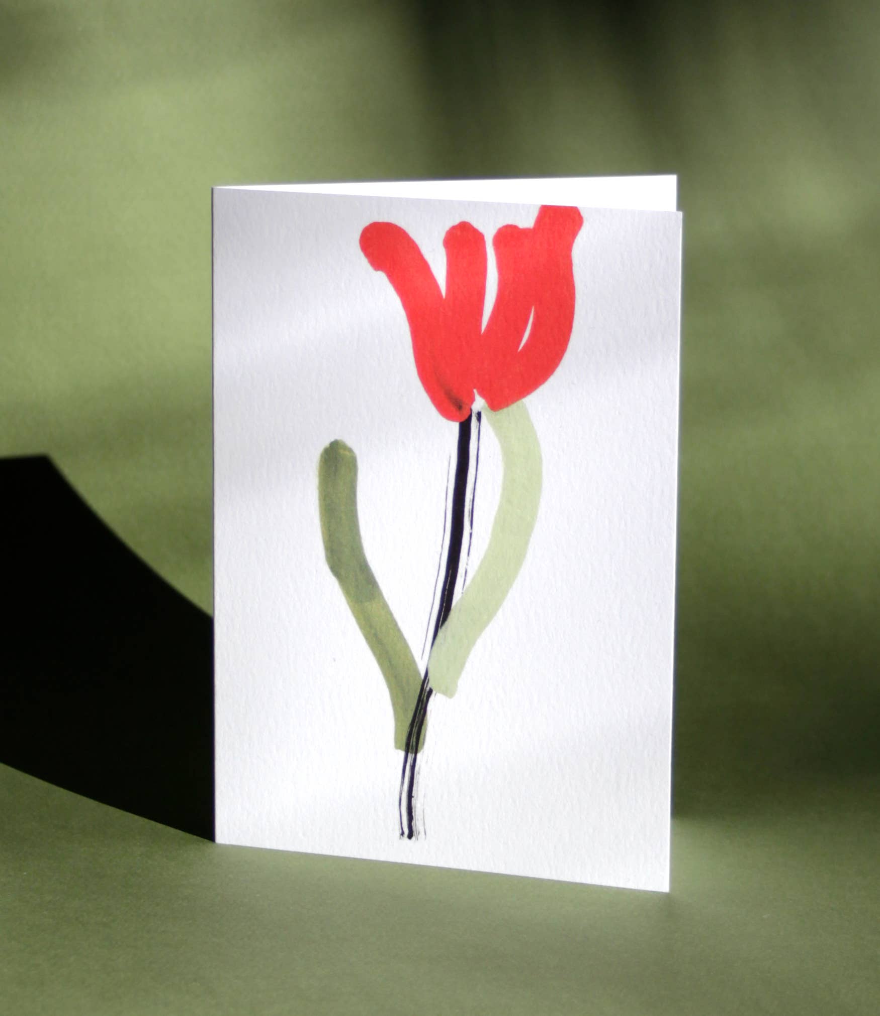 Lucky Luijk - Wholesale Everyday greeting card - Red Tulip Card