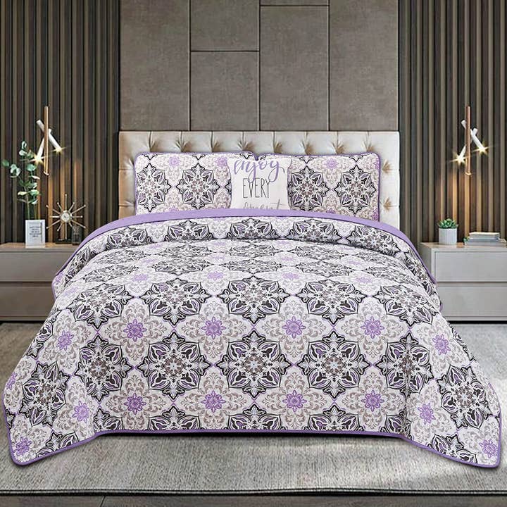 Ensemble de couette réversible 4 pièces pour la vente par Lux Decor Collection