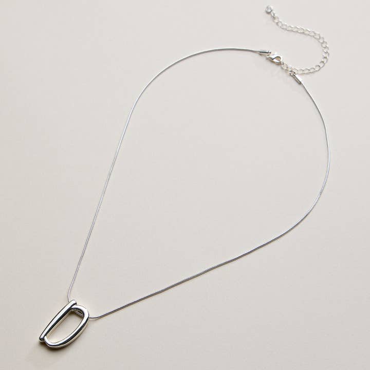 Frem - Wholesale Pendant/Charm Necklace - A Set of 16 Letters Gold Dipped Necklace – Gold & Silver Alphabet Charm Jewelry60