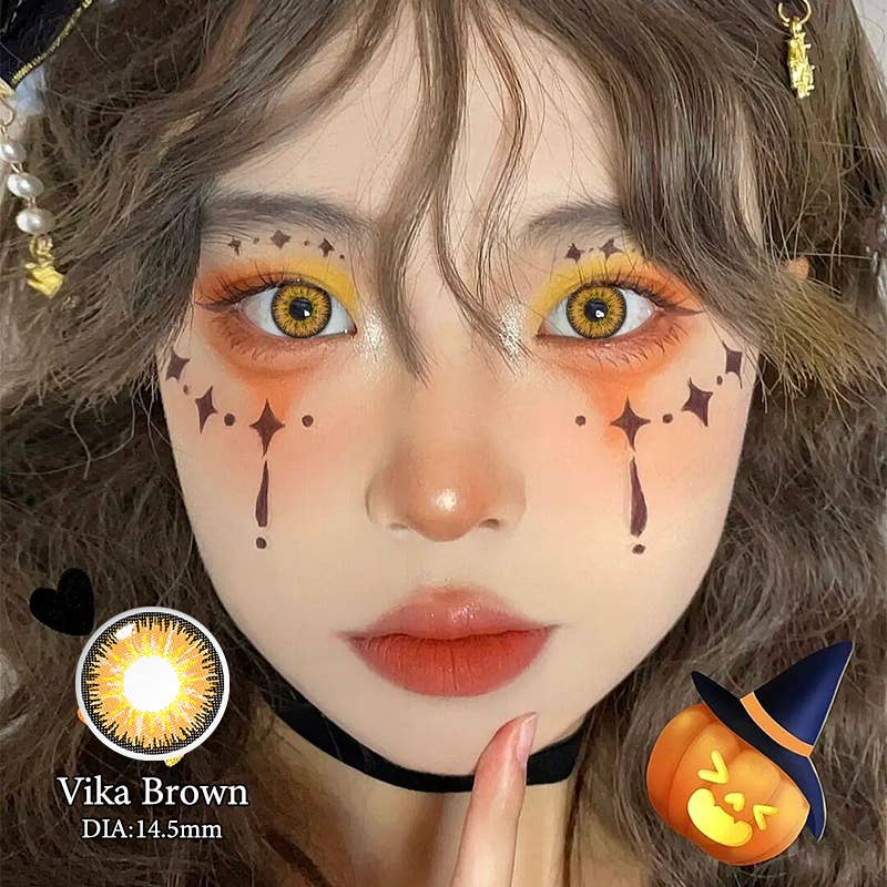 ELKLENS – wholesale Contact lenses – ELKLENS Wika Brown Colored Contact Lenses0