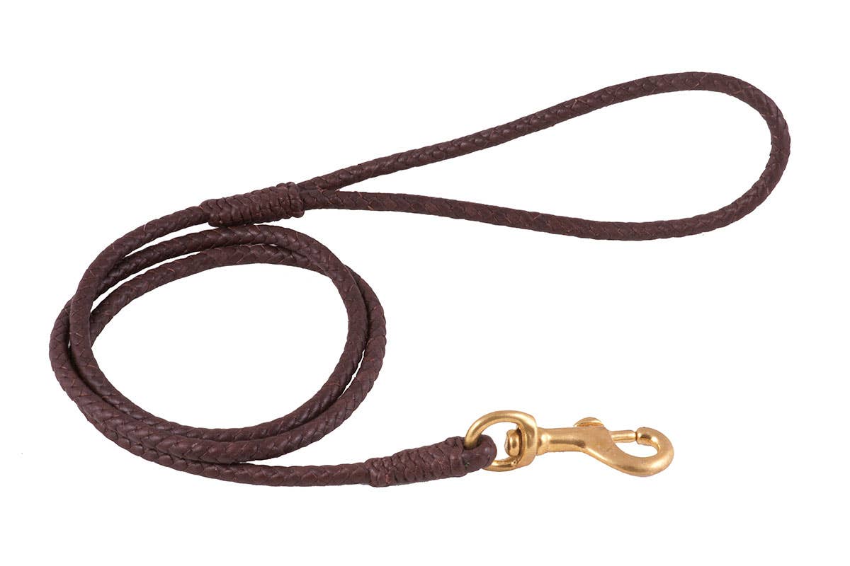 Alvalley - Wholesale Pet Leash - Dog - Braided Leather Snap Leads20