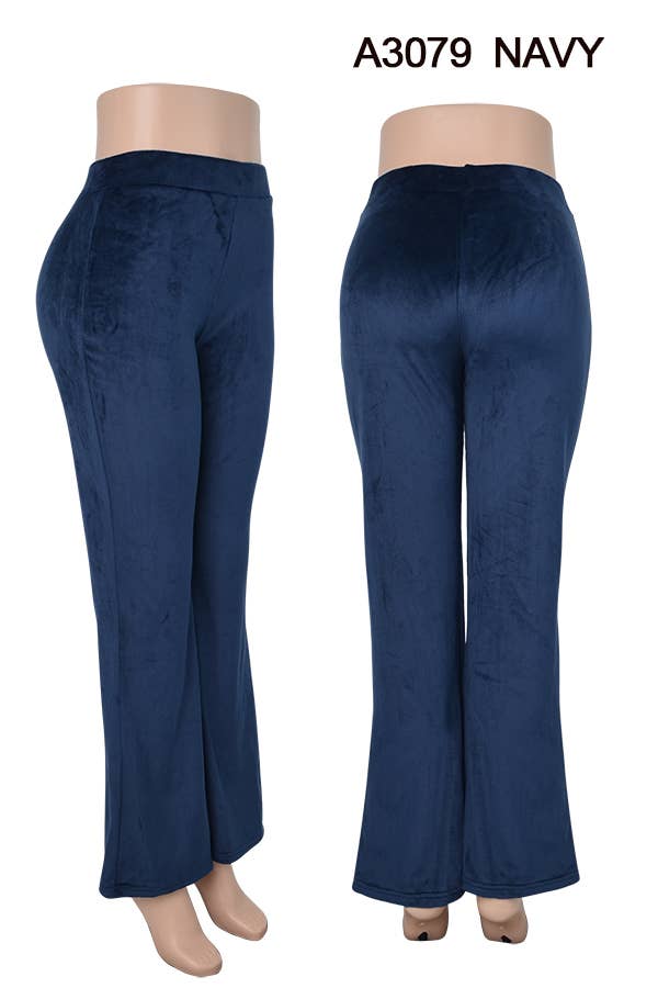 SSImport - Wholesale Pants - Women's - A3079 VELVET FLAIR PANTS MIXED SIZES 12PCS/PACK7