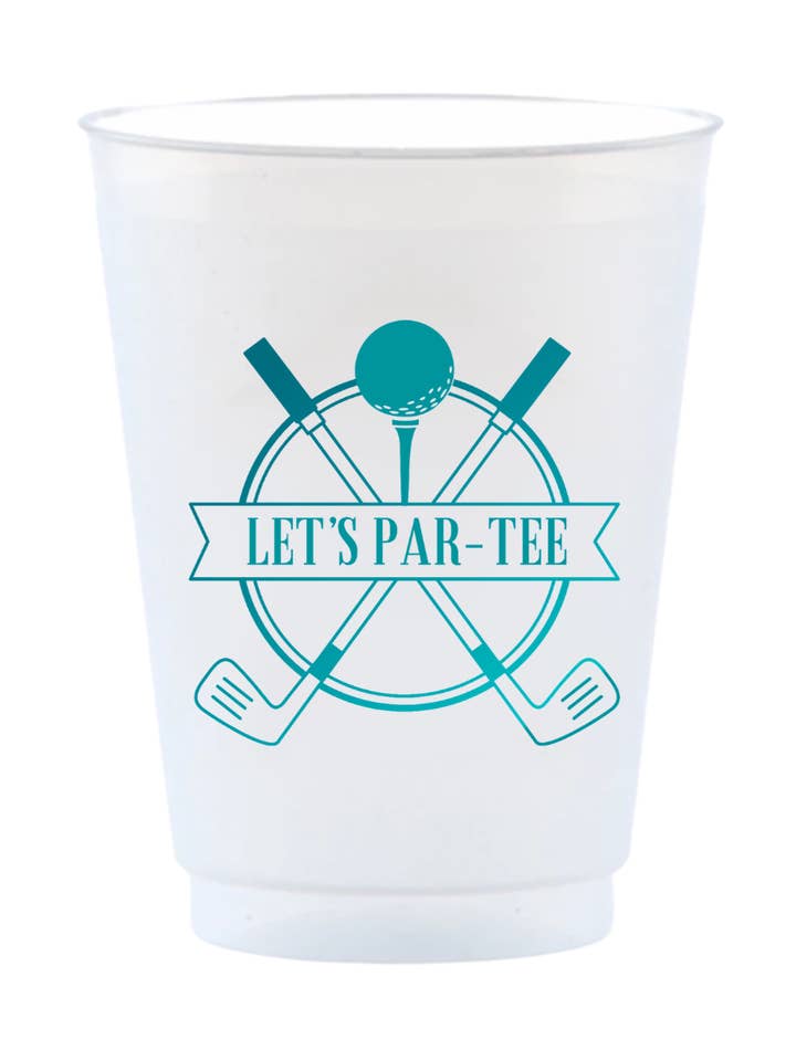 Golf Part-Tee Reusable Frost Flex Cups for wholesale by perk