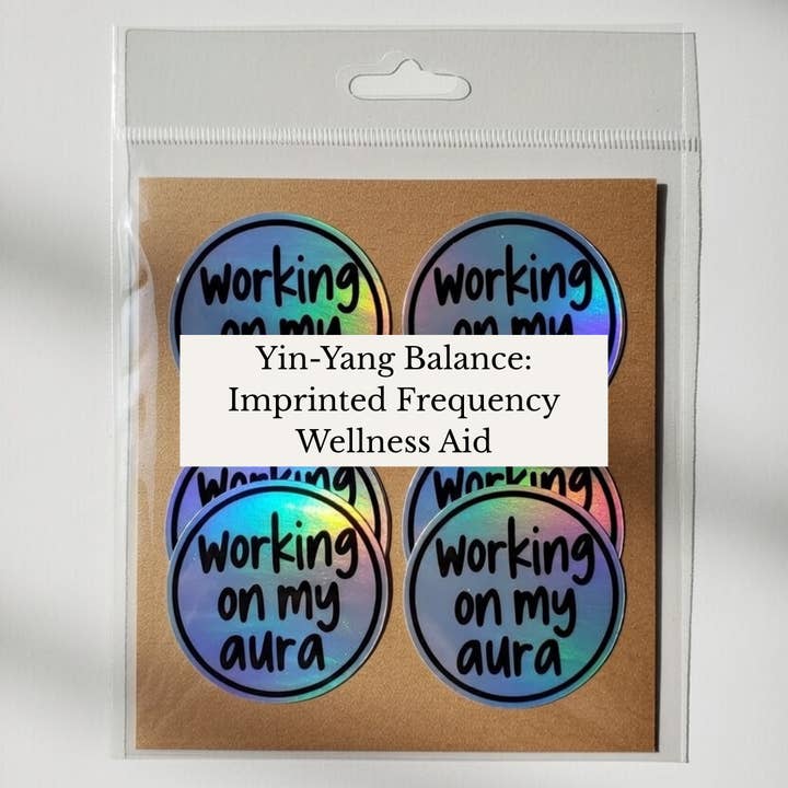 Equilibrio Yin-Yang – Ayuda de Bienestar de Frecuencia Impresa para venta al por mayor de Vairagya Yogashala