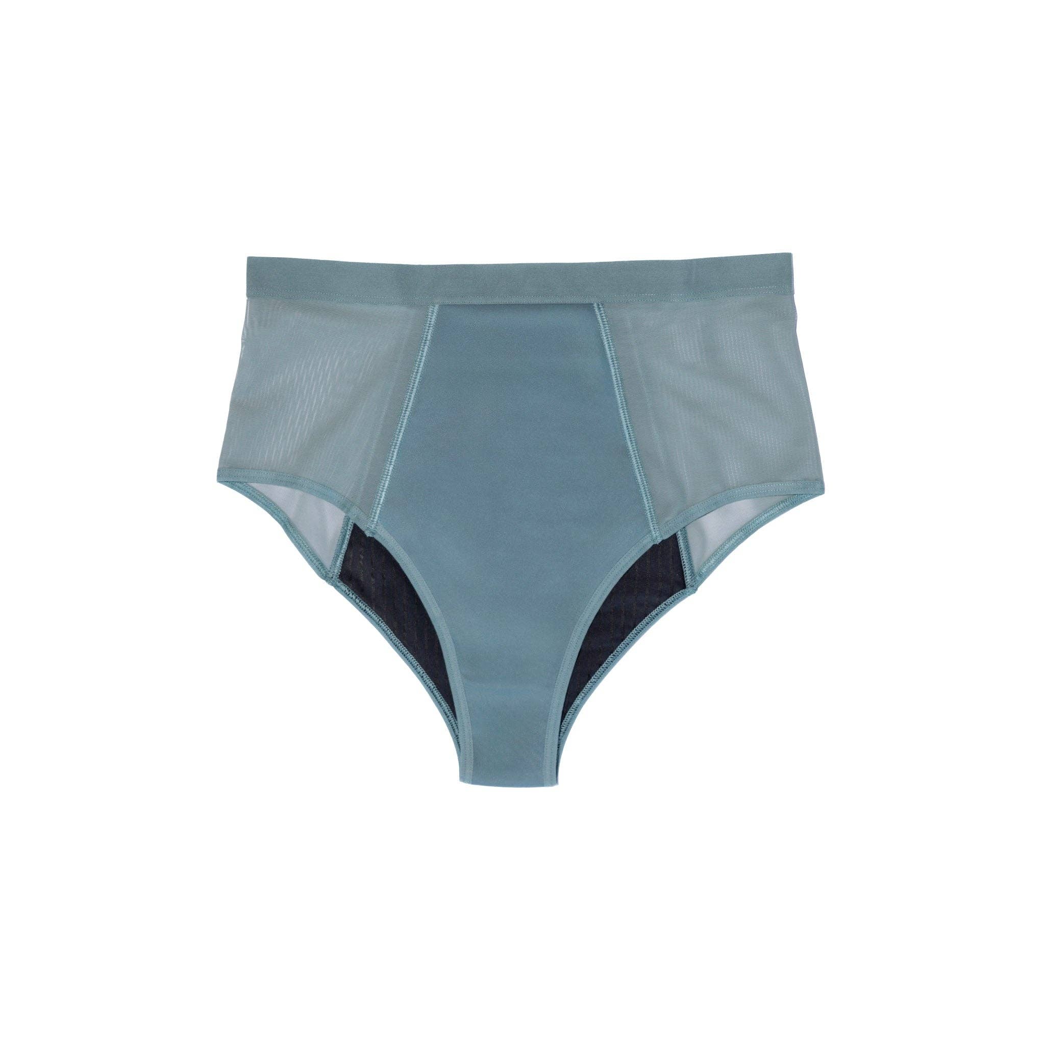 Saalt – wholesale Mensunderkläder - Dam – Tätslutande höga trosa med fransk skärning och full slinga – tungt flöde19