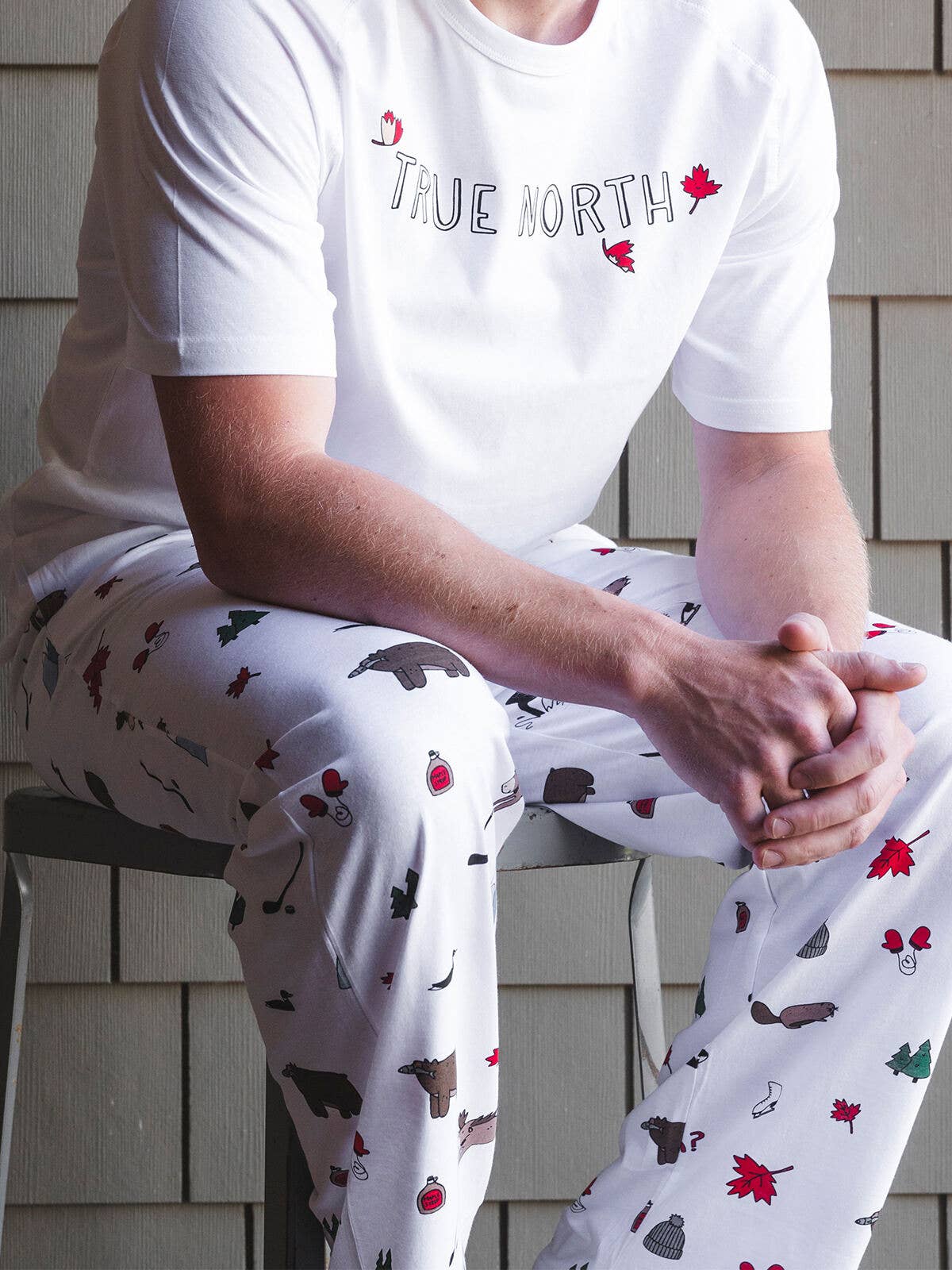 MILLIE + MOOSE - Wholesale Sleepwear Bottom - Men's - Canadiana Men's PJ Pant - MMMP0010