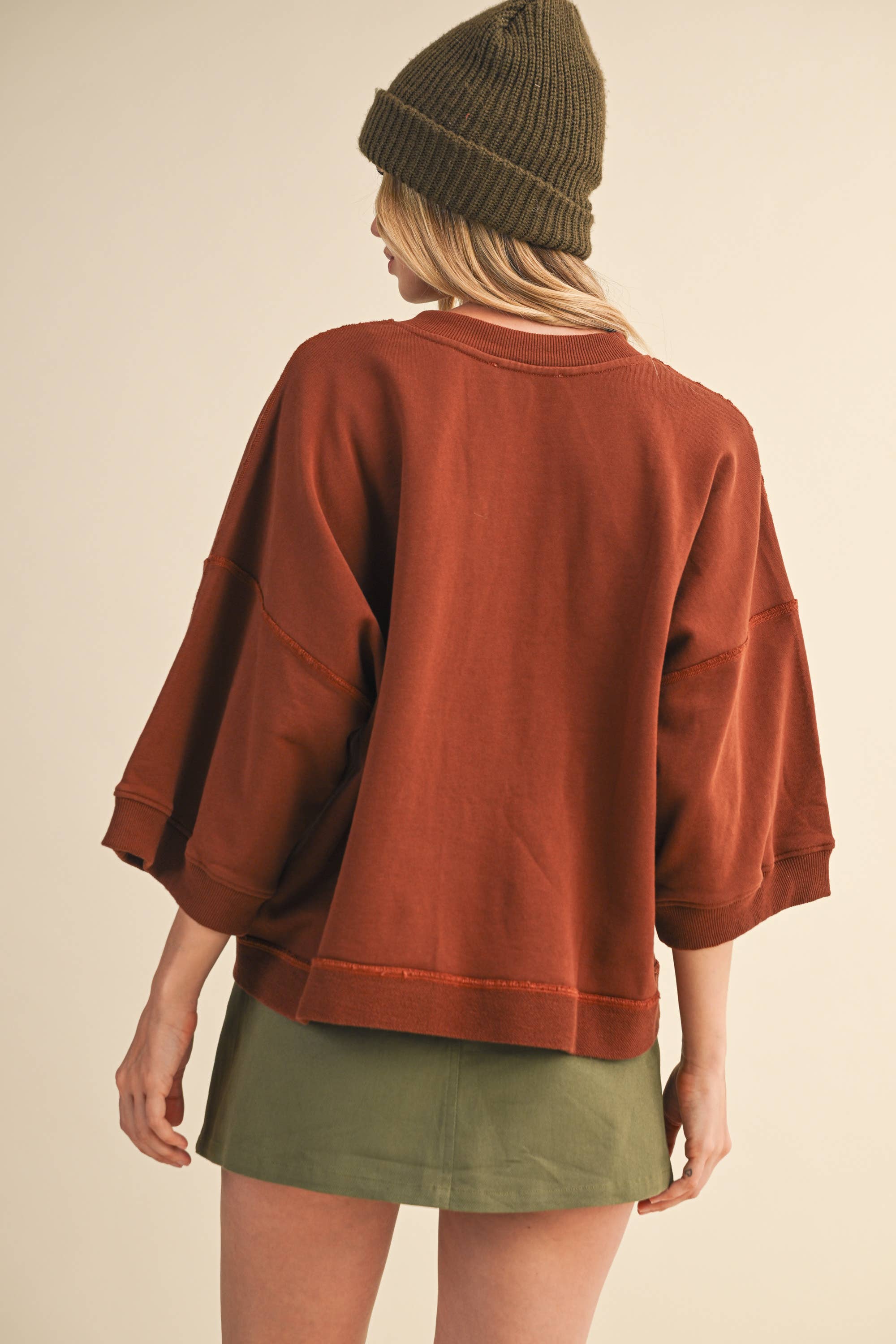 Klesis - Wholesale Button Down Shirt - Women's - IJ1589  FRONT POCKET BUTTON DOWN OVERSIZED SOLID TOP0