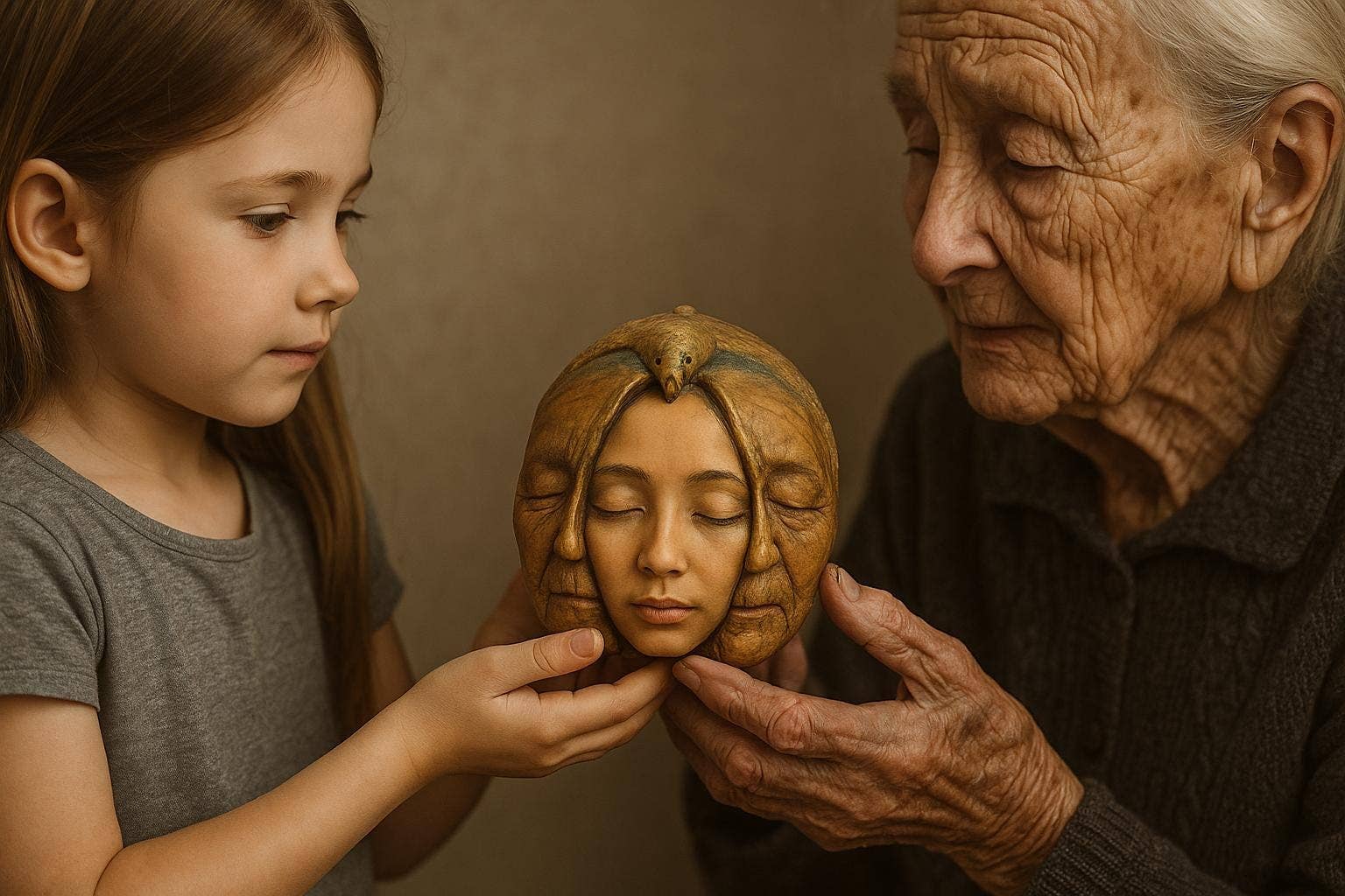 Shaping Spirit - Wholesale Sculpture - Memories in Me – Spiritual Sculpture of Ancestral Memory, Healing & Inner Wisdom3